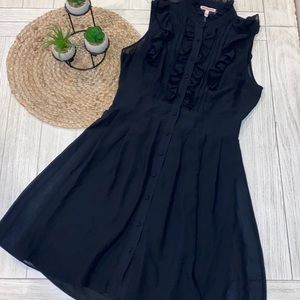Juicy Couture black ruffle dress NWOT Size 6